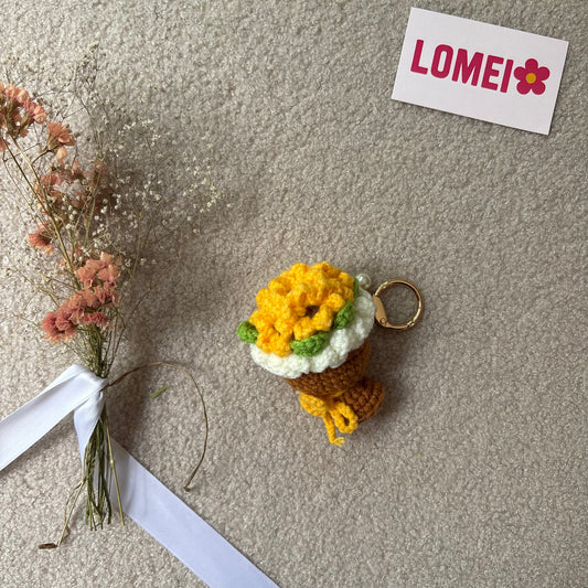 Crochet - Bouquet jaune