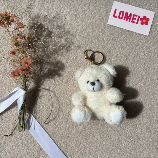 Peluche ours beige