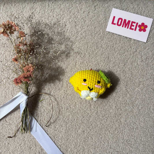 Crochet - Citron avec fleur